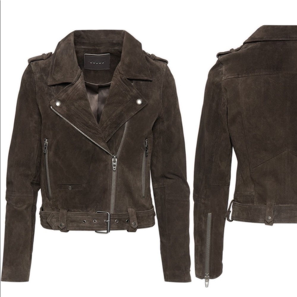 BlankNYC Suede Moto Jacket